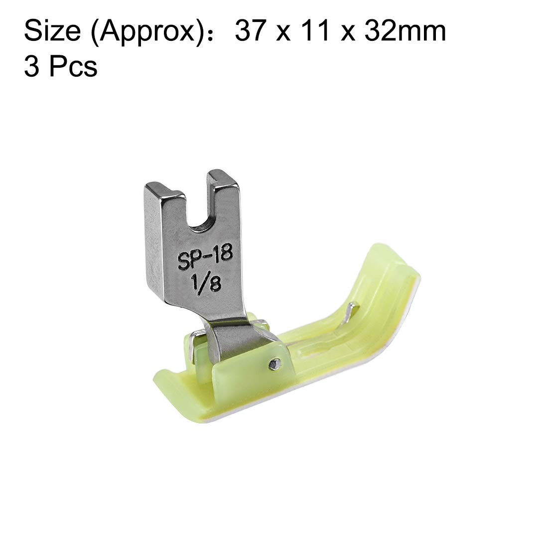 uxcell #SP-18 Industrial Sewing Machine Hinged Presser Foot with 3mm, Green