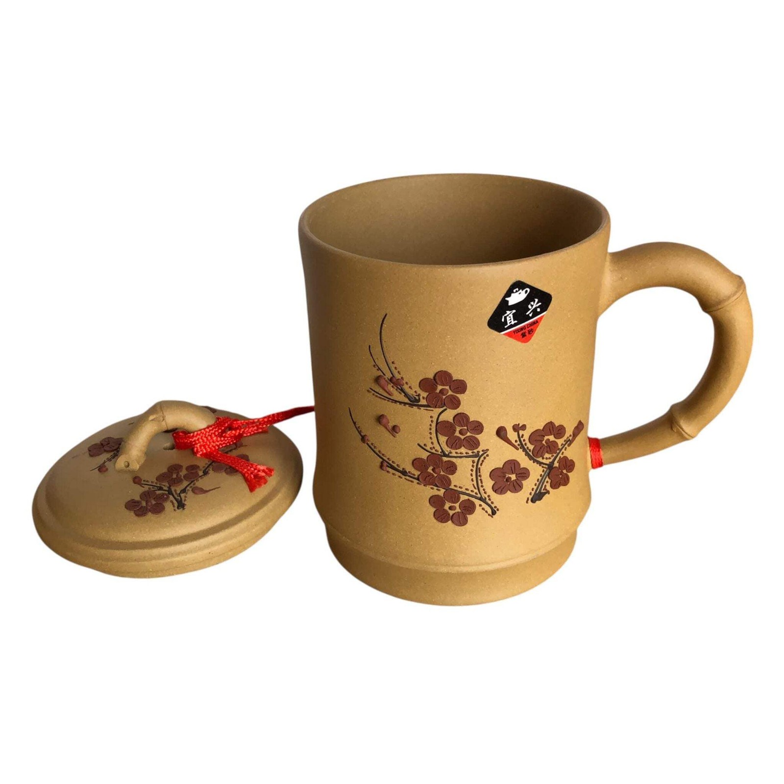 325 – Yi Xing Clay Mug Cherry Blossom 5″ |10-15|