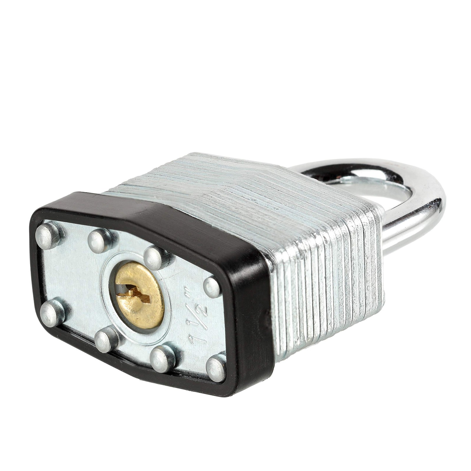 24 Pack Laminated Steel Keyed Alike Padlocks Big Key Head Normal Shackle