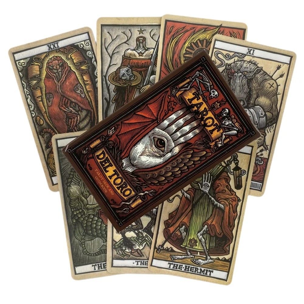 Tarot del A Deck & Guidebook Inspired by Guillermo del Toro Beginner Card Game