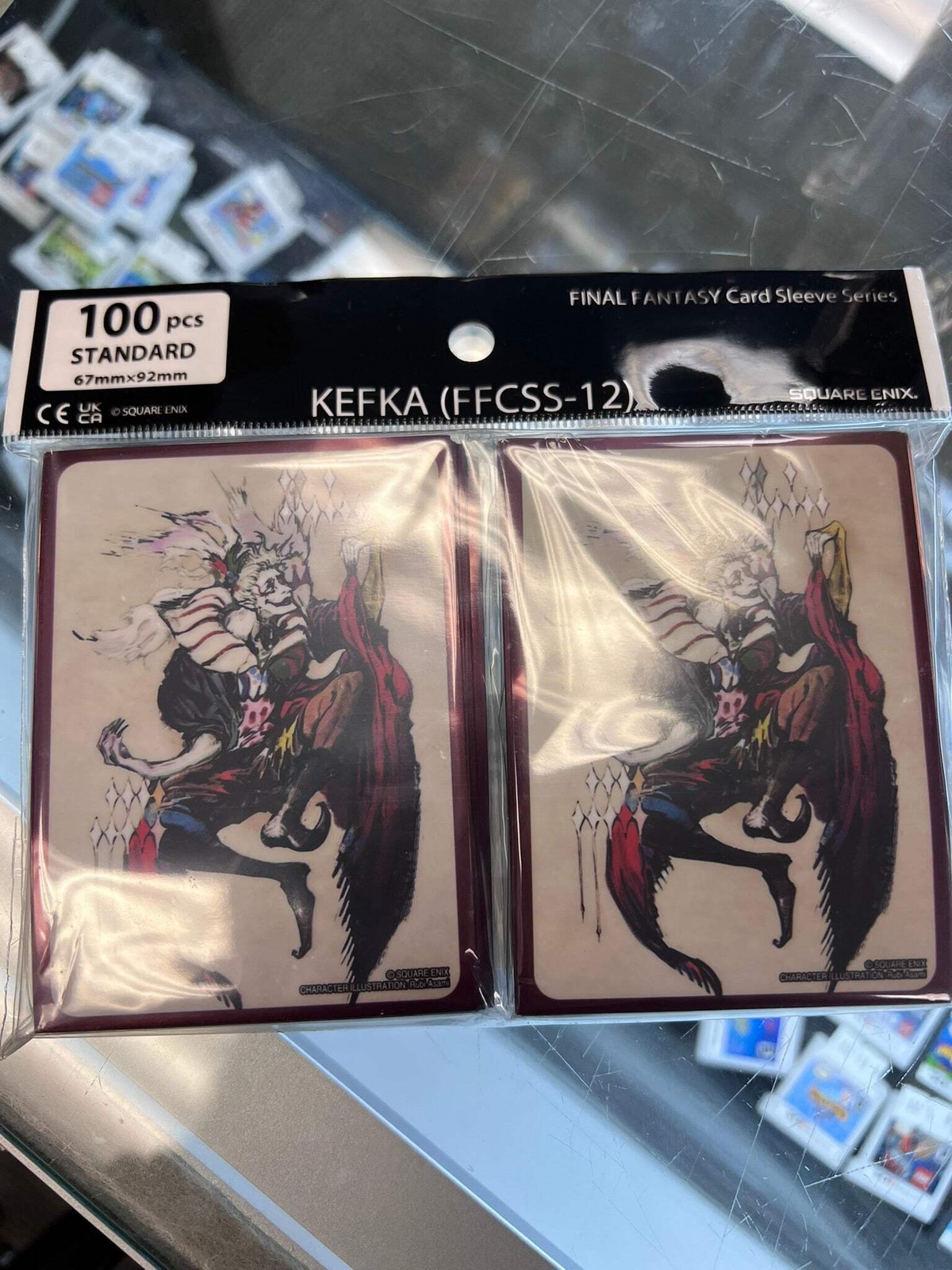 Official Square Enix Final Fantasy Card Sleeves – Kefka FFCSS-12 (100 Pack) NA21