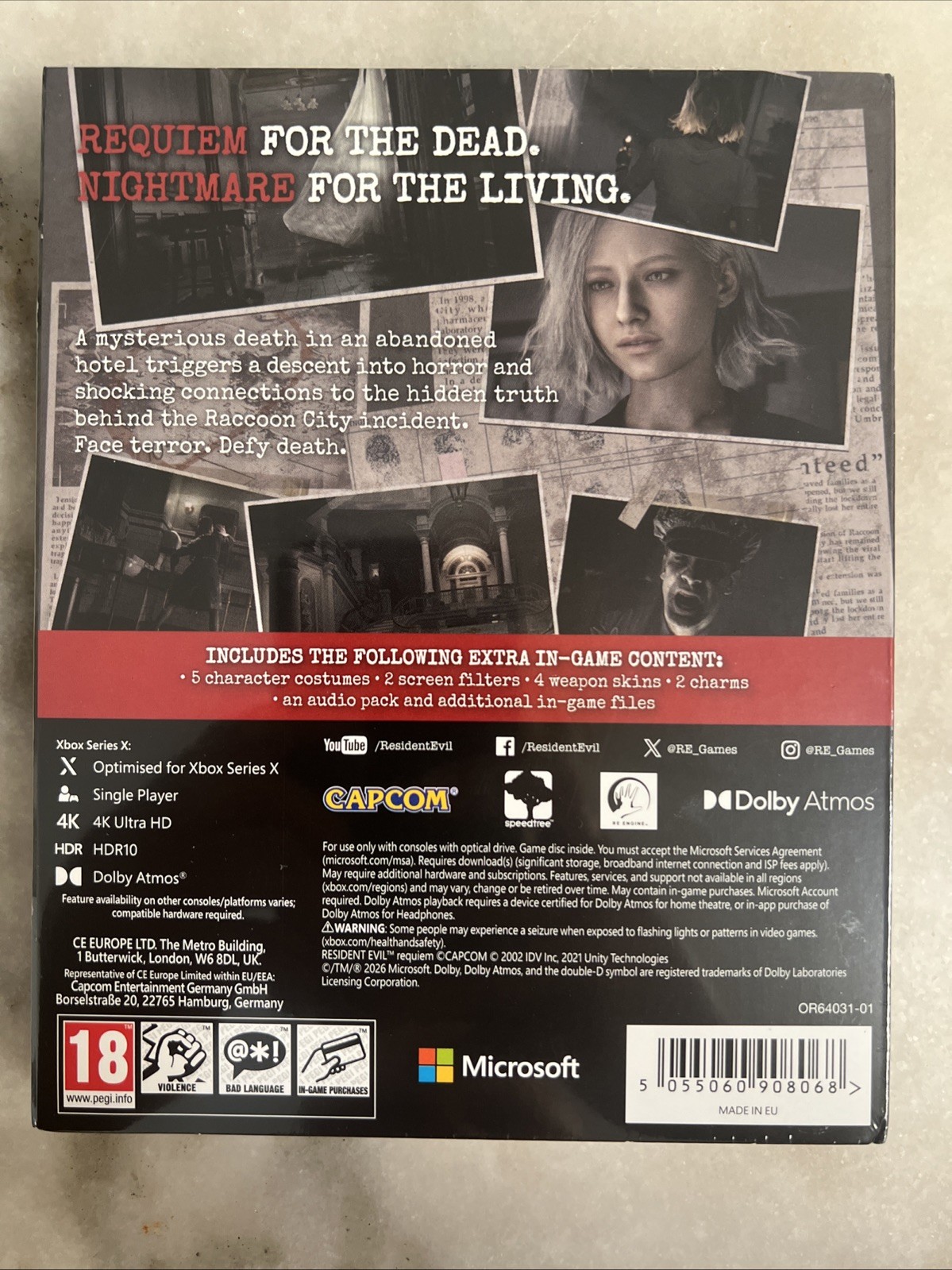 Xbox Resident Evil Requiem Deluxe Edition (Steelbook) (UK IMPORT) Game NEW 18+