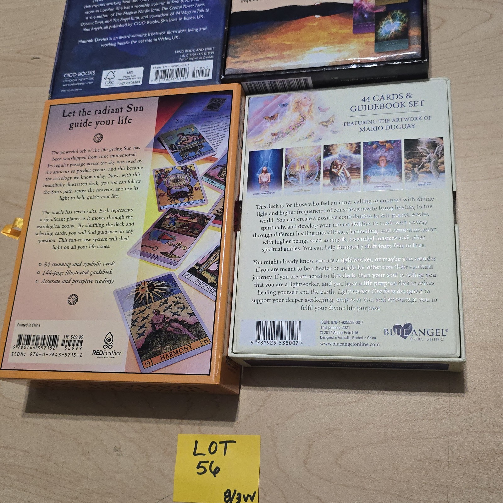 Tarot Lot Oracle Card Decks Oracle of The Radiant Sun Guiding Light Moon & Stars