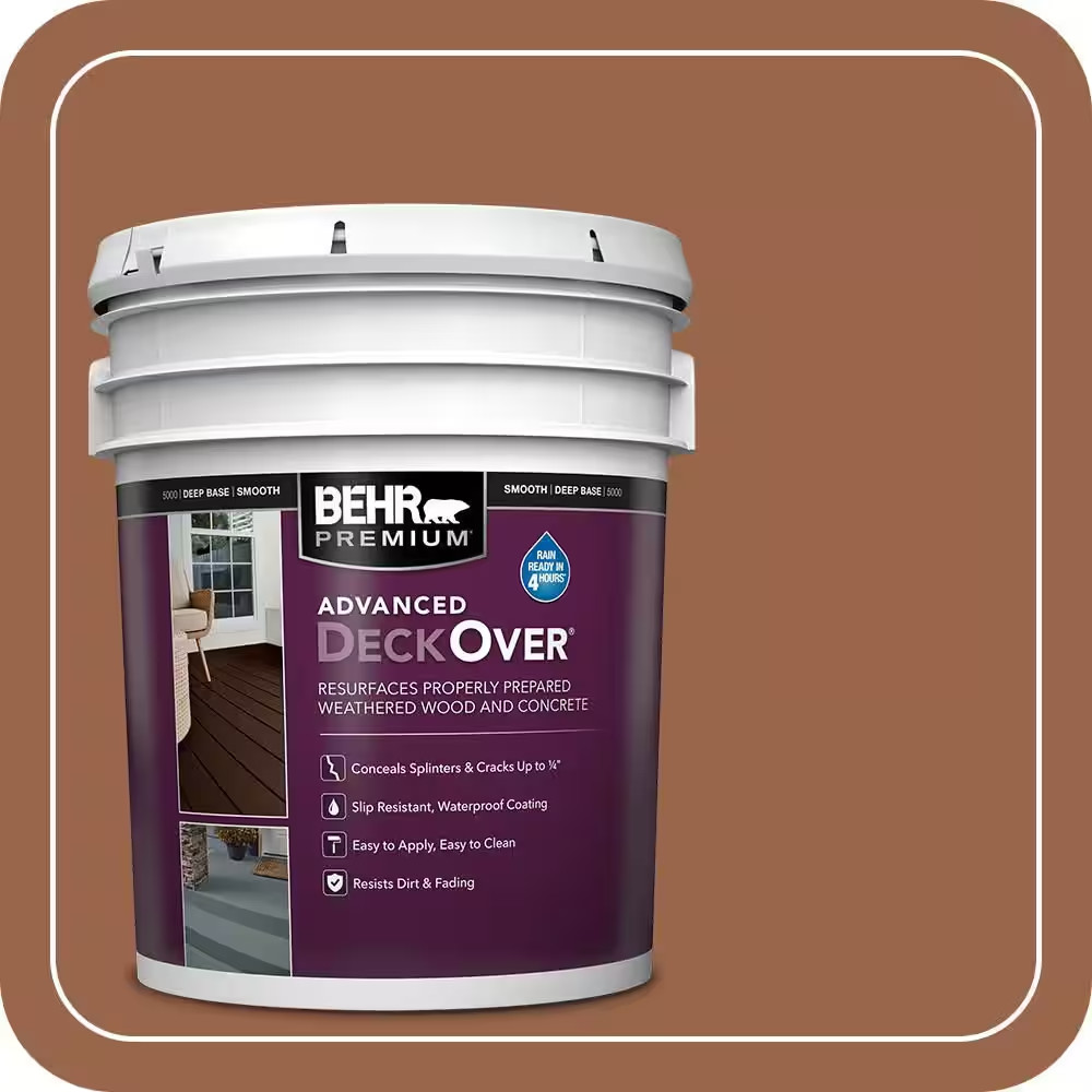 5 Gal. #SC-122 Redwood Naturaltone Smooth Solid Color Exterior Wood and Concrete