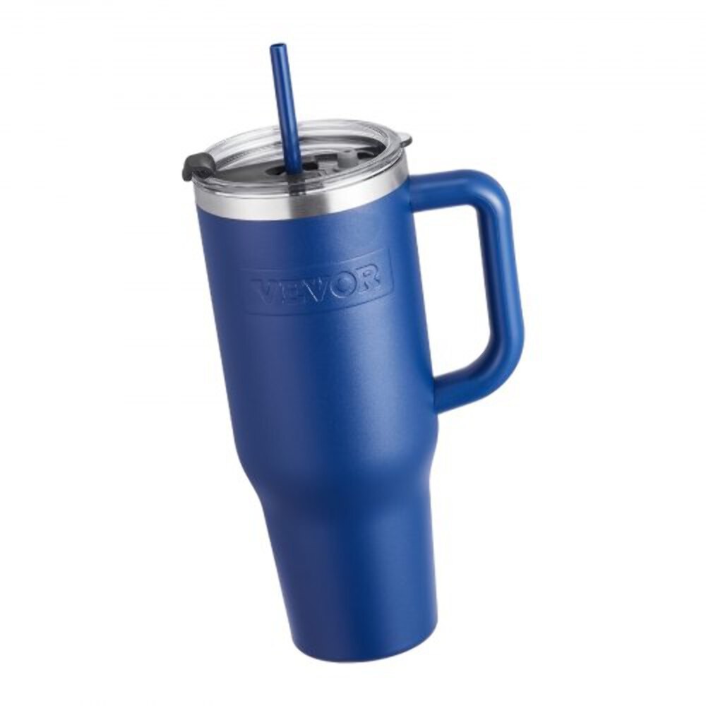 40 oz Insulated Water Bottle Stainless Steel Sports Coffee Cup with Lid