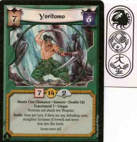 Yoritomo (Experienced 3) Ungraded L5R: Soul of the Empire