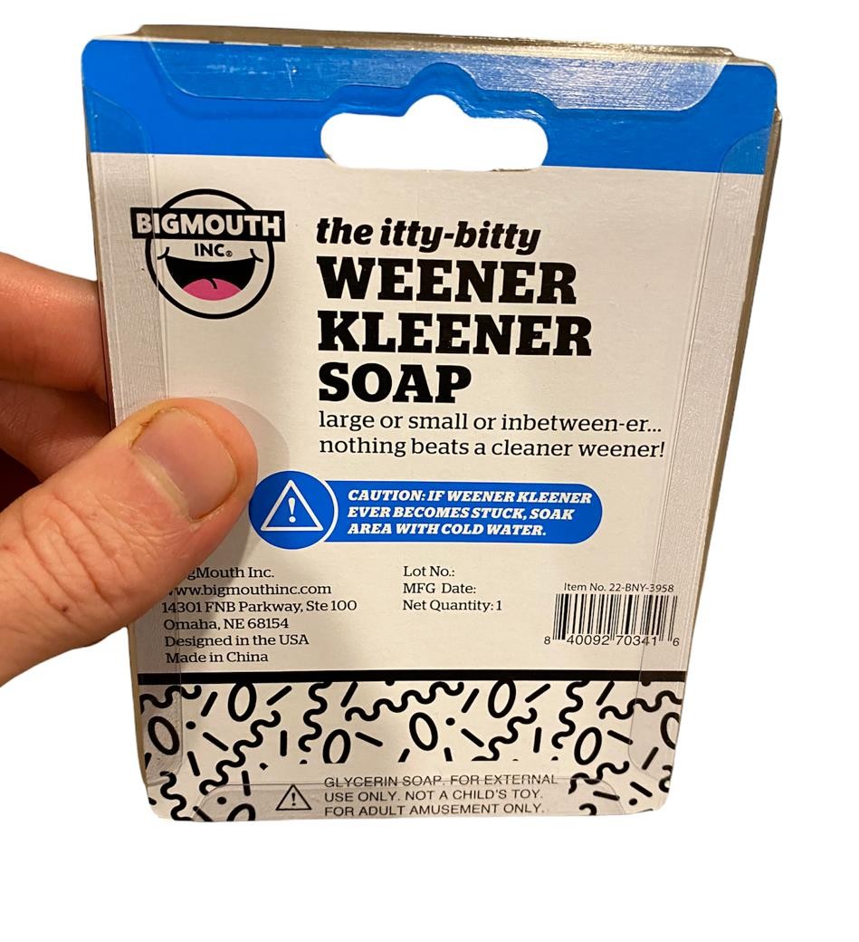 The MINI MICRO ITTY-BITTY Willy Weener Soap – Funny GaG Prank Joke – BigMouth