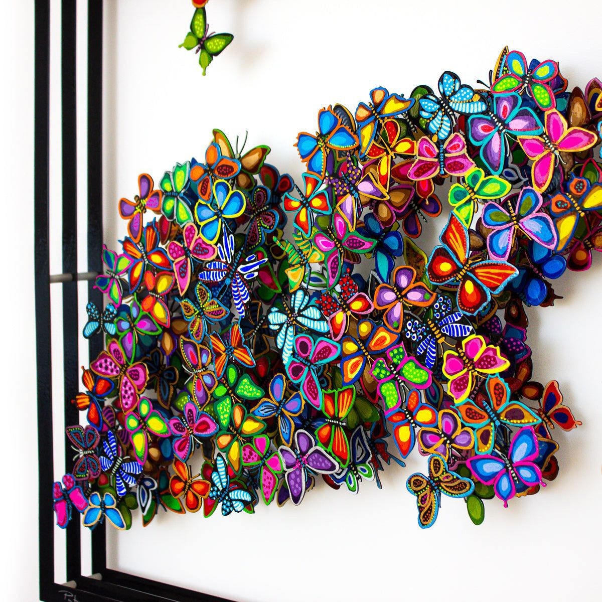 Patricia Govezensky- Original Painting on Cutout Steel “Contemporary ART”