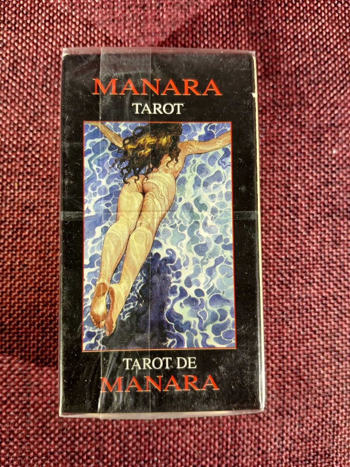 MANARA EROTIC TAROT MINI 3.5″ x 1.75″ 78 CARD TAROT DECK Complete RARE OOP VG+