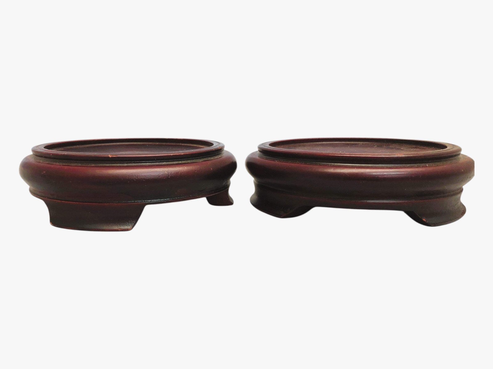 38168 – Set of 2 – 5″ Wood Stand Brown – |R-36|
