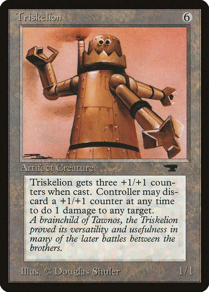 Magic MTG Triskelion [Antiquities] Graded: CGC 8 NM/Mint