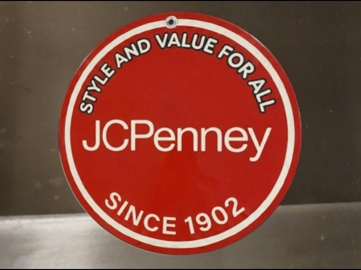 JC Penney Stores Classic All-Metal Sign • Iconic Retailer