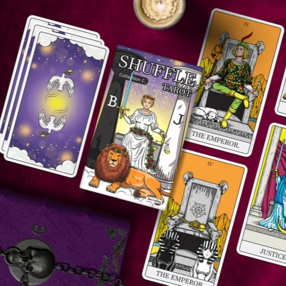 Shuffle Tarot Collection C (Complete A&B 116Cards with Silver Gilded Edges)