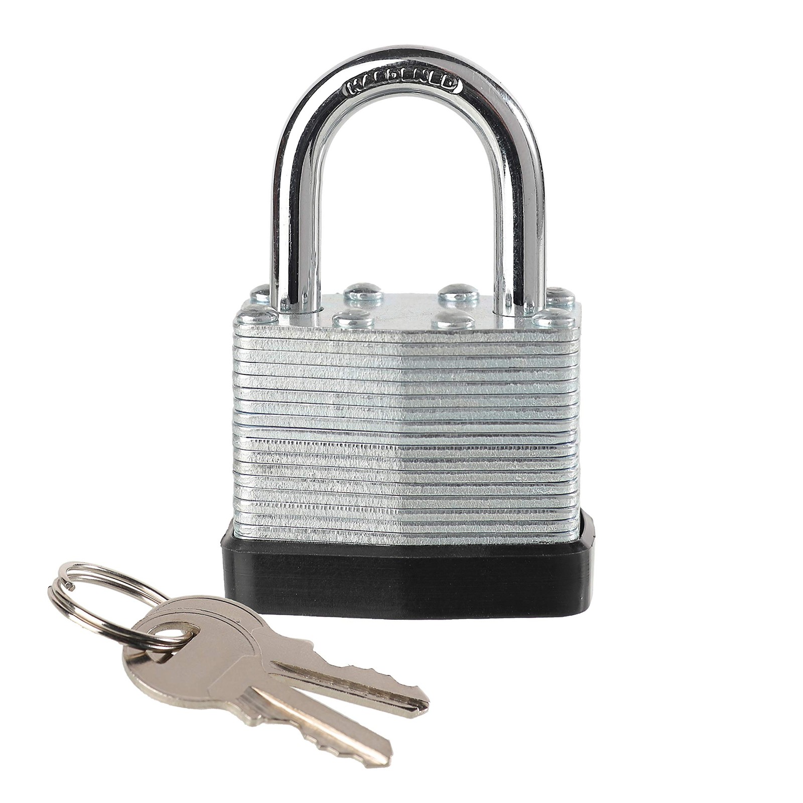 24 Pack Laminated Steel Keyed Alike Padlocks Big Key Head Normal Shackle
