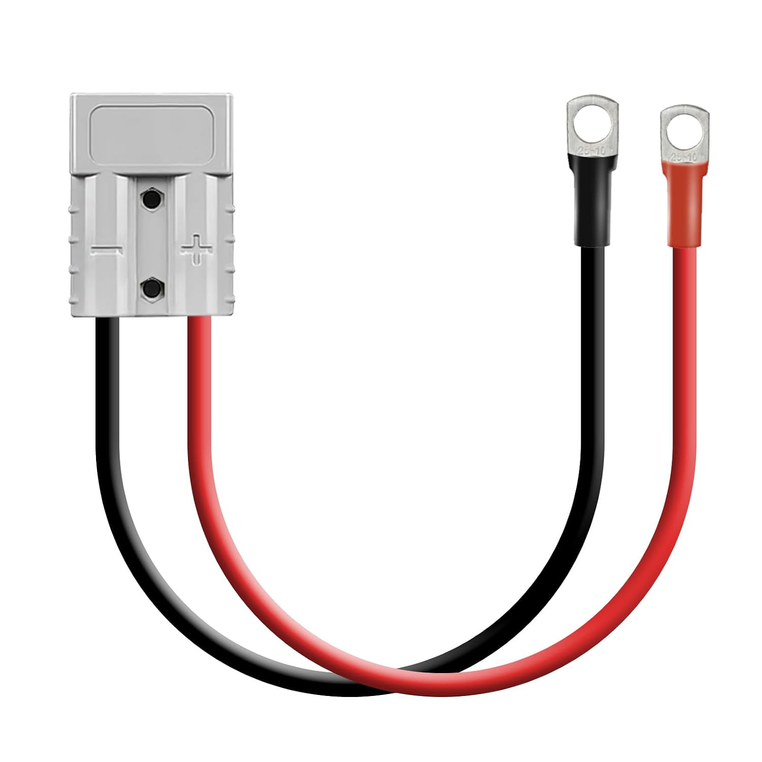 DC HOUSE 1 Pcs 120A Battery Connector Plug, 4 AWG, 600V 0.98Ft, M8 Battery Cable