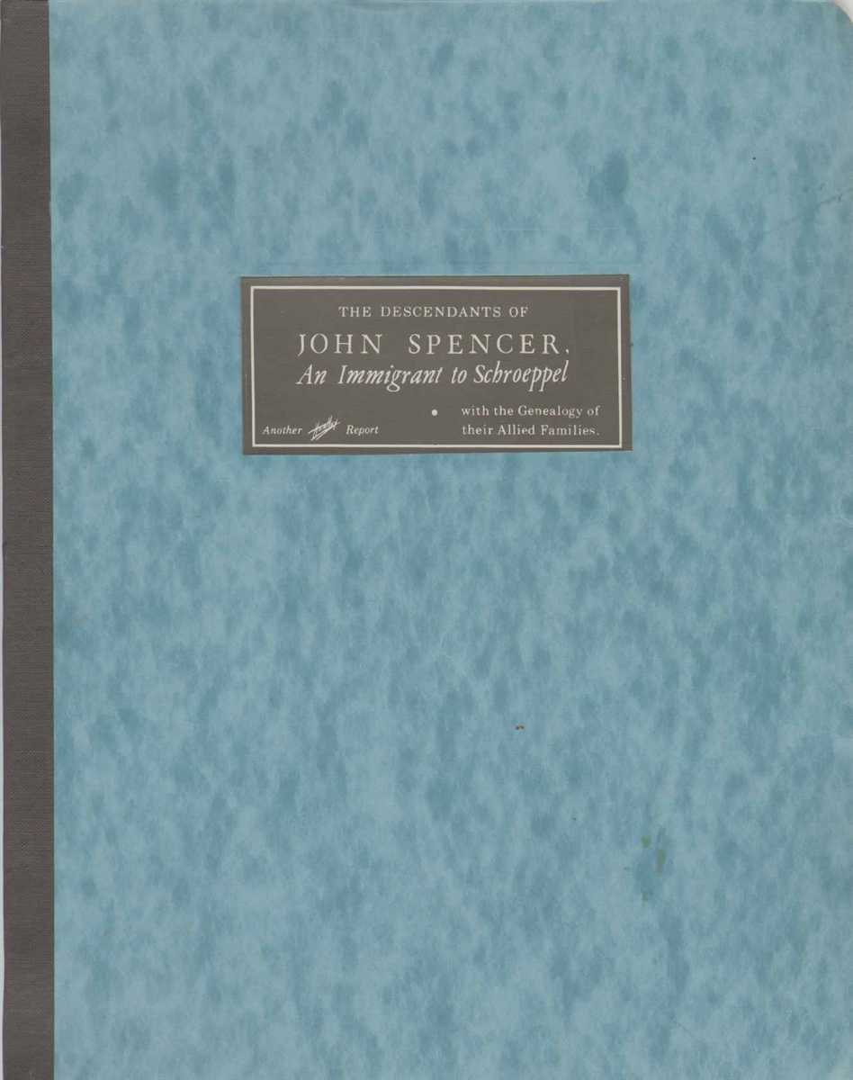 THE DESCENDANTS OF JOHN SPENCER :