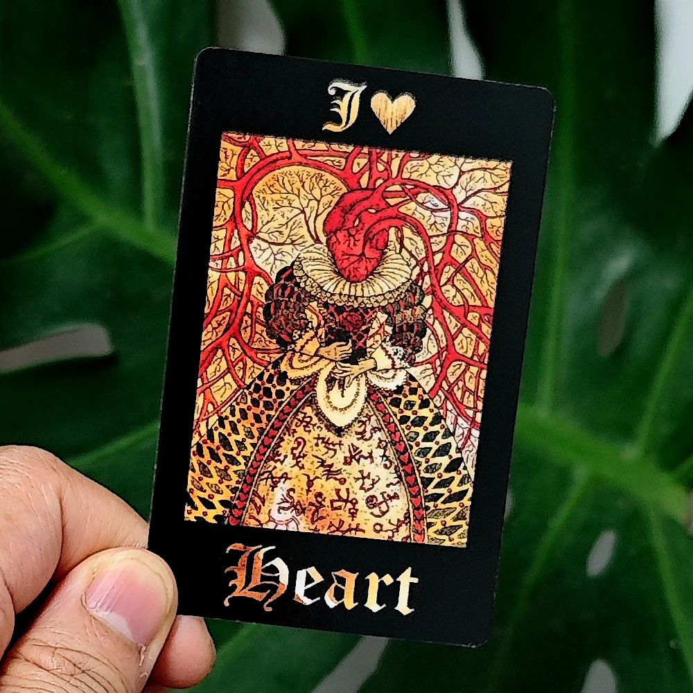 Dark Gothic Lenormand Deck 36 Cards Oracle Tarot Romance Divination Set