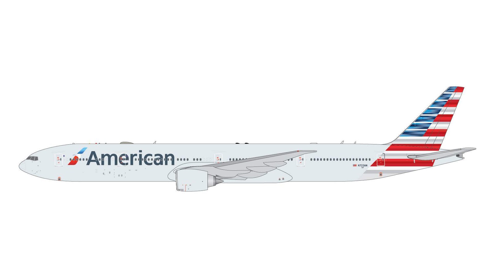 American Airlines 777-300ER N722AN Gemini Jets 1:400