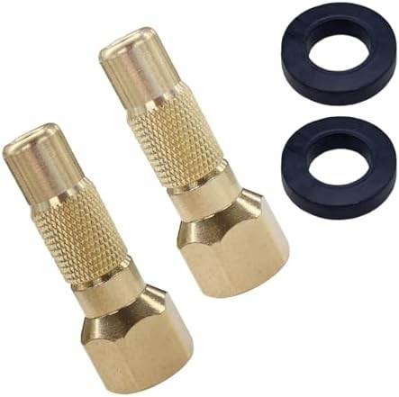 2PCS Car Tire Air Chuck, Heavy-Duty Screw on Tire Air Chuck with 1/4” NPT Threa