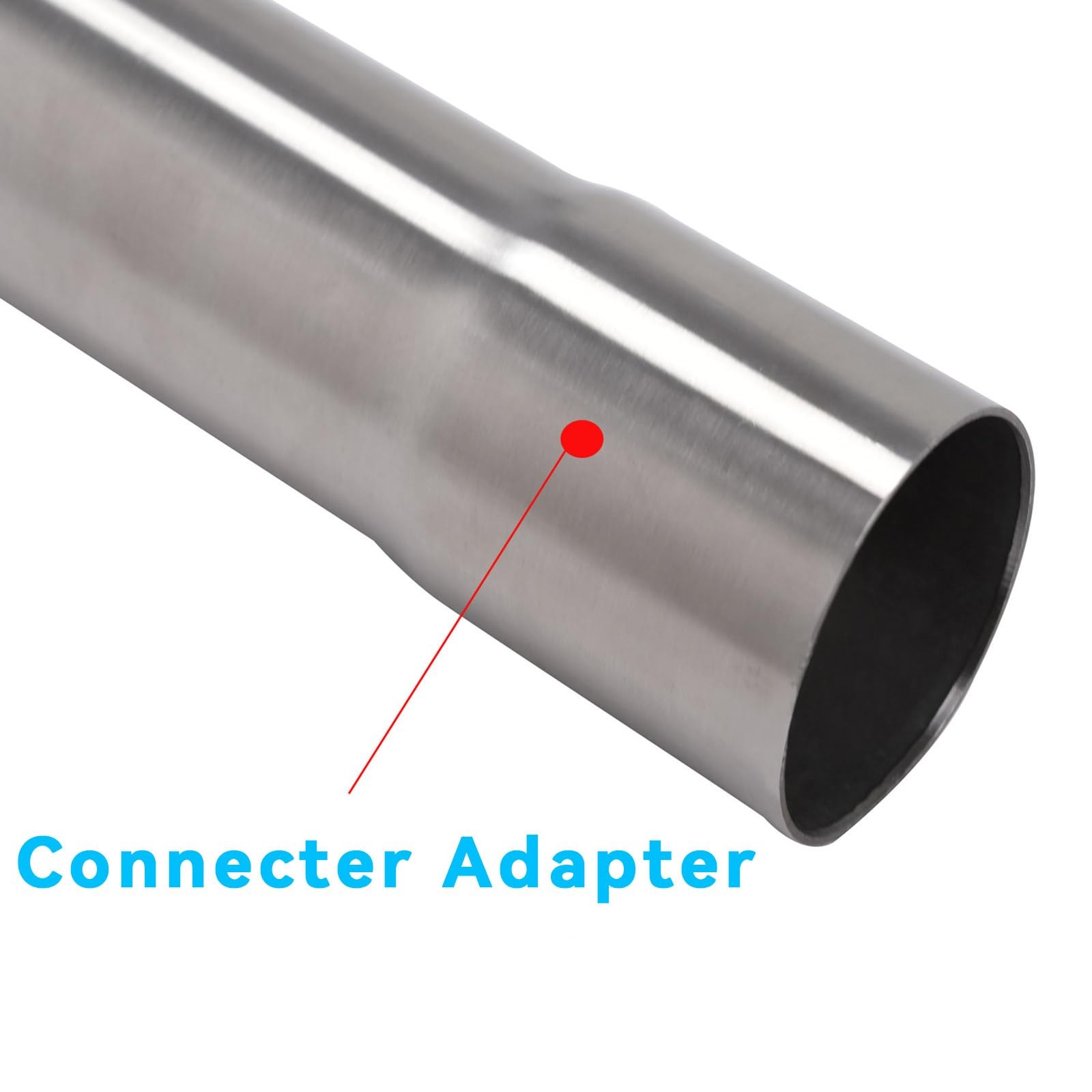 1.75 Inch Exhaust Pipe T304 Stainless Steel Exhaust Tubing,Tailpipe 1.75″OD to 1