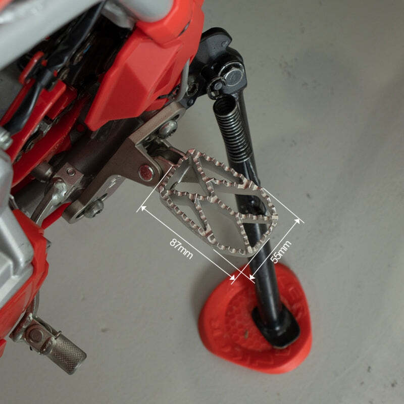 Honda CRF Wide Stainless Steel Footpegs