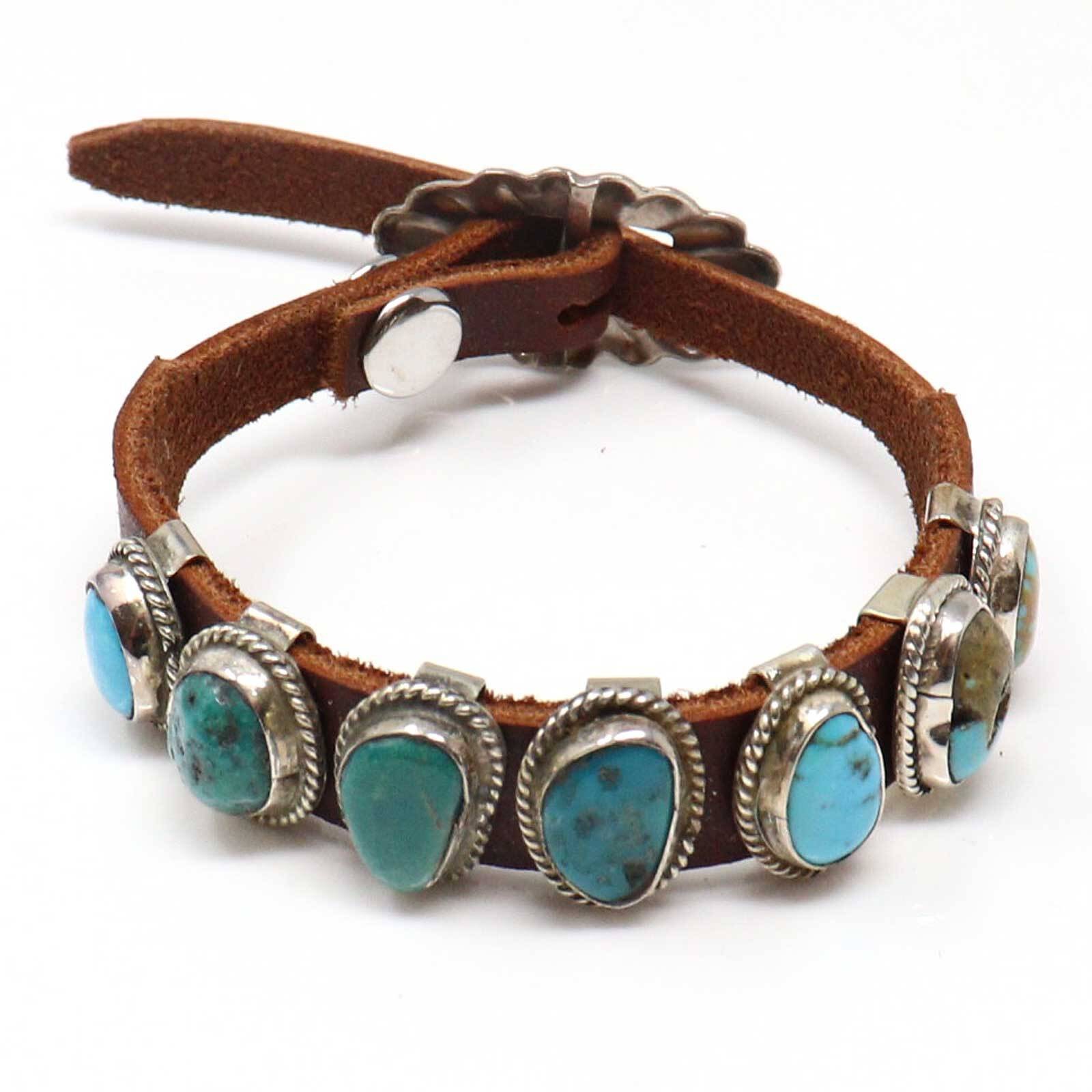 Turquoise Concho Bracelet by Morgan