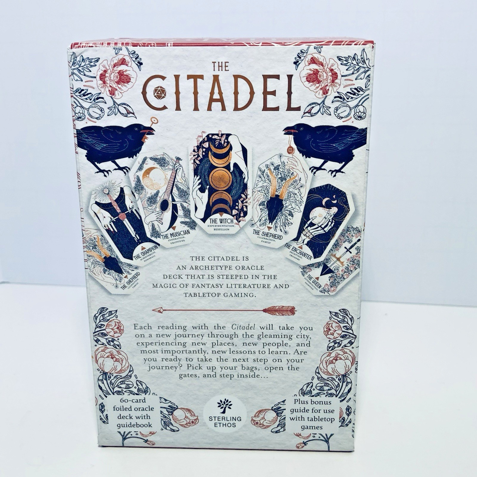 The Citadel Fantasy Oracle Deck & Guidebook Fez Inkwright 60 Foiled Cards RPG