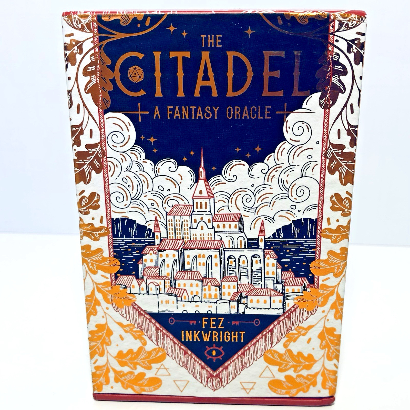 The Citadel Fantasy Oracle Deck & Guidebook Fez Inkwright 60 Foiled Cards RPG