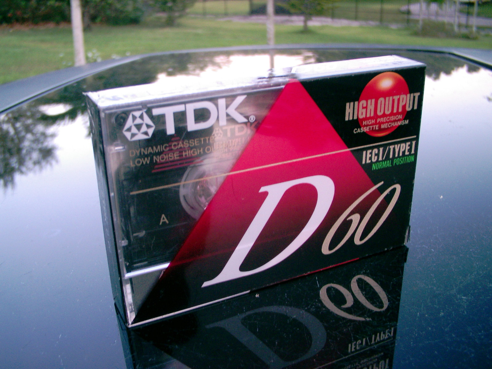 TDK D 60 HIGH OUTPUT IECI/TYPE 1 AUDIO CASSETTE FOR RECORDING SEALED AND READY