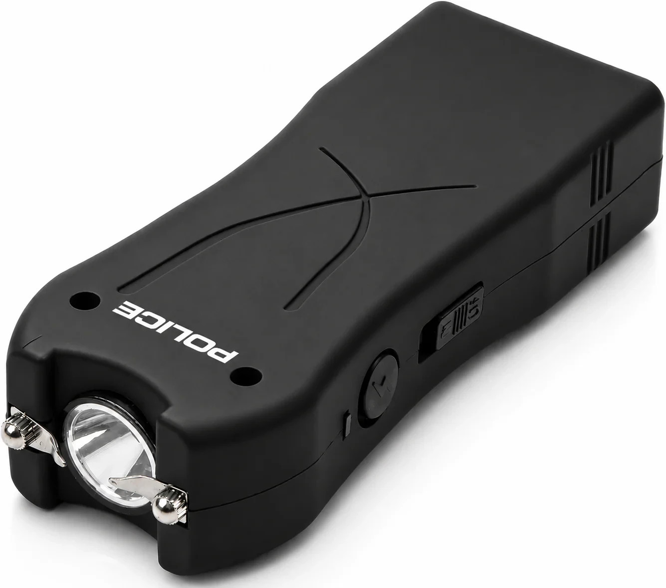 POLICE Stun Gun 398 750 BV Mini Rechargeable LED Flashlight Black