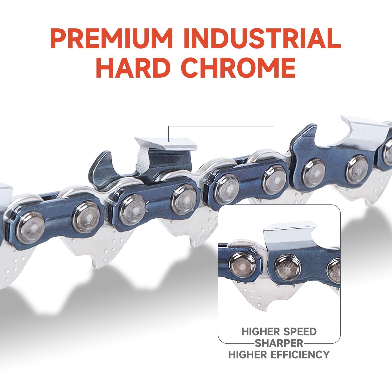 Dunhil 4-Pack 16″ Chainsaw Chains 3/8″ LP 55DL S55 For MS170 MS180 MS193 MS200