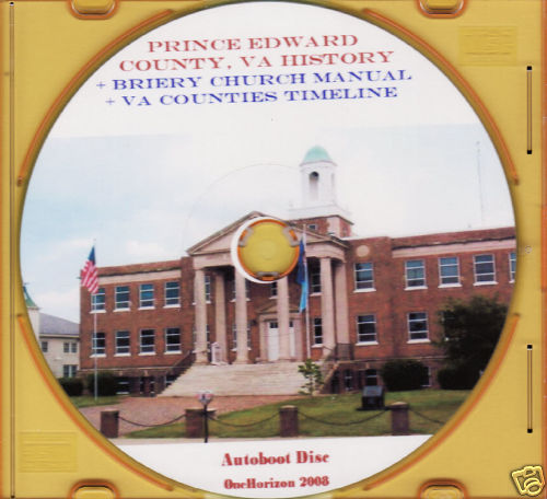 Prince Edward County Virginia History 1753-1922