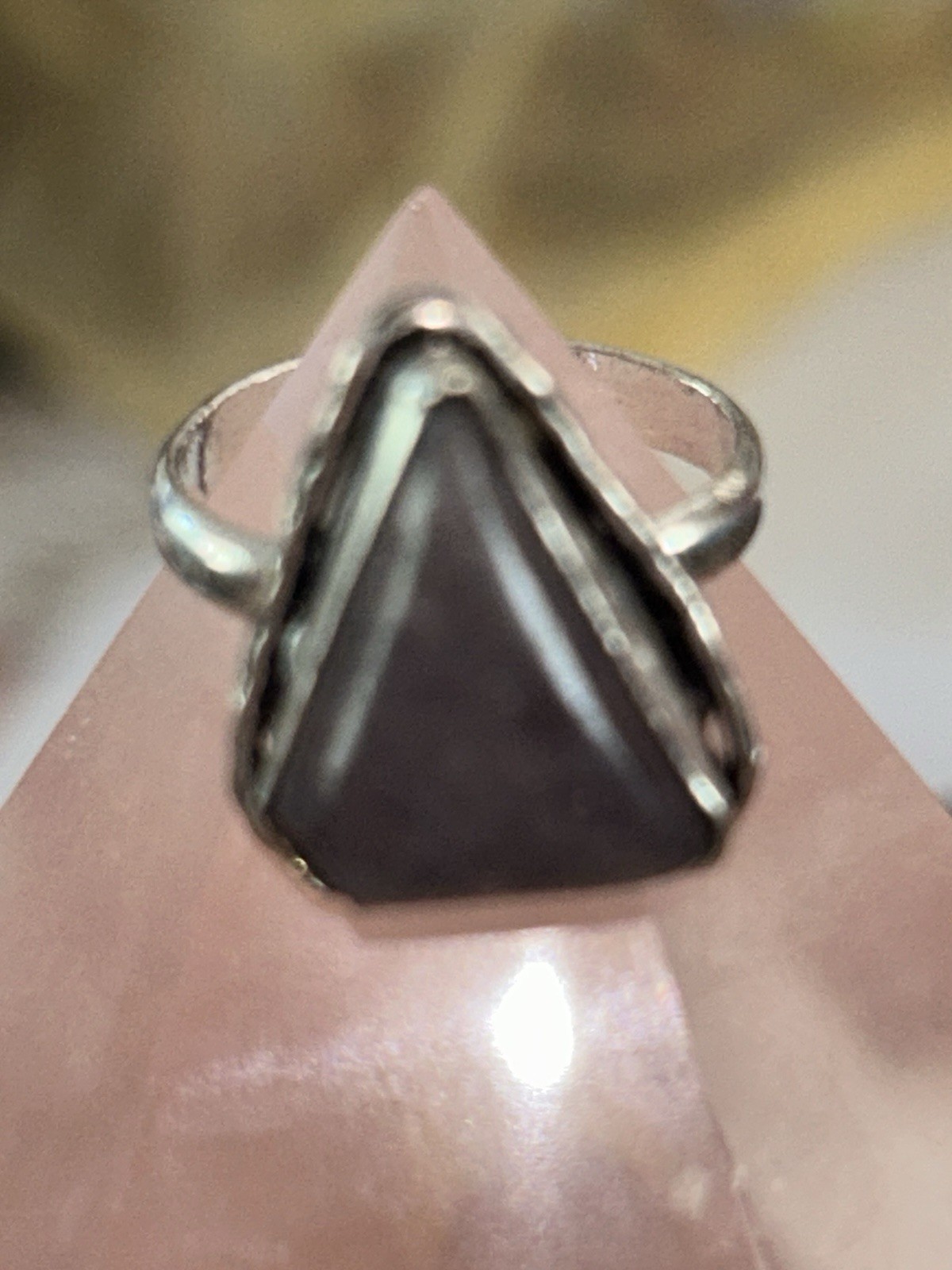 Hera Goddess Spirit Vessel Ring 925 Sterling Silver Plated Gemstone Protection