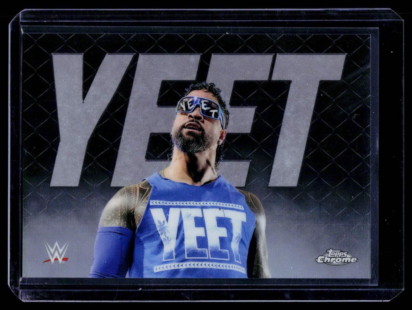 Jey Uso YEET PERSONA REFRACTOR 2025 Topps Chrome WWE Raw #P-JU