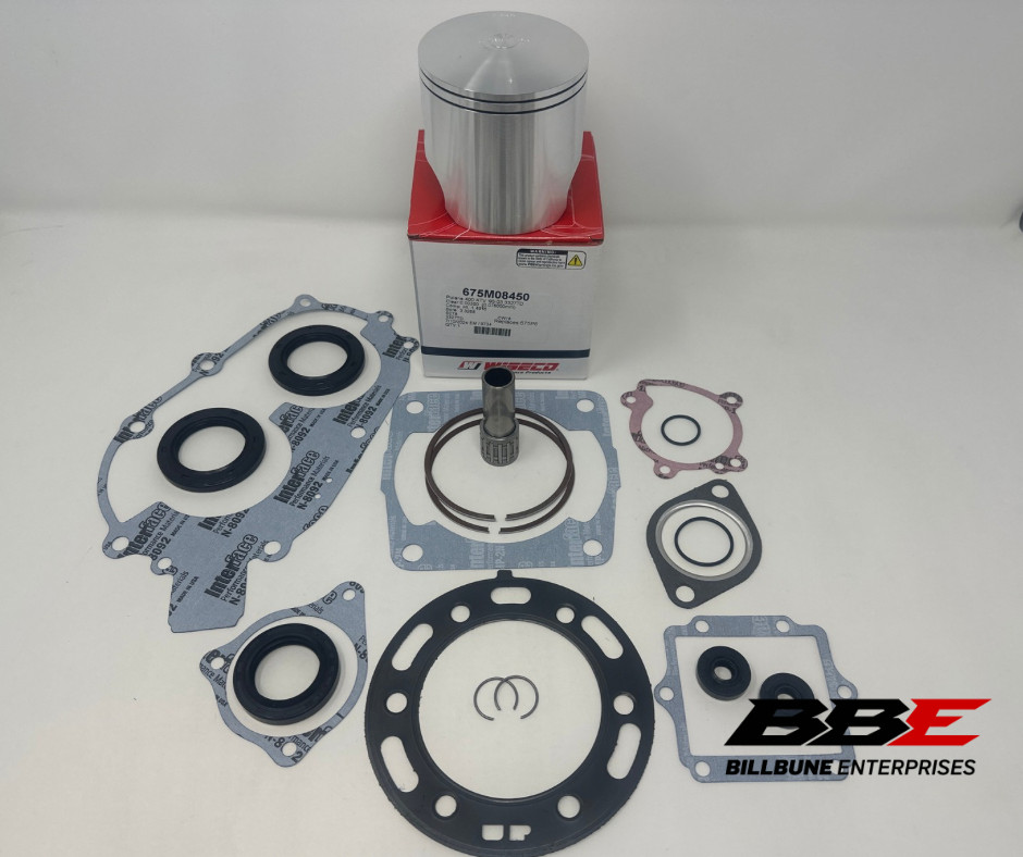 ’95-’03 Polaris 400 ATV 2-Stroke Wiseco 1.50mm O/S 84.50mm Piston, Gaskets Seals