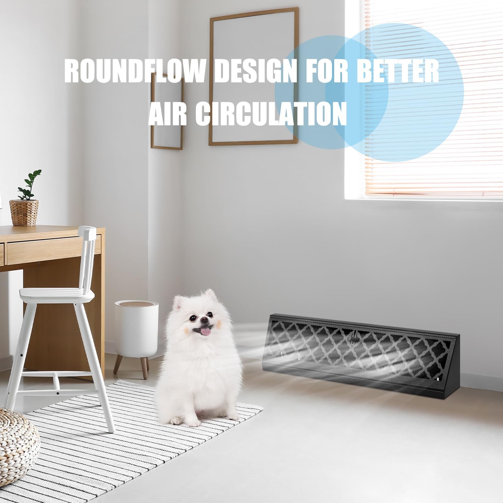 Blulu 1 Pcs Baseboard Register Duct Opening Size Modern Design Vent Covers for H