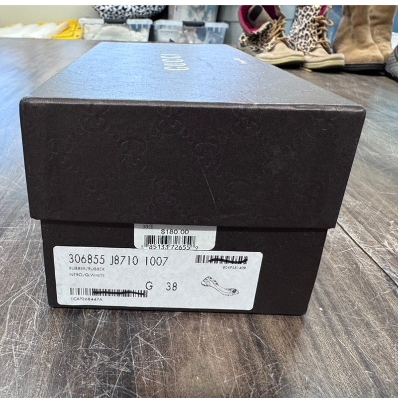 “GUCCI” Shoe box, Empty, 12.5″L x 5″T x 5.5″ D