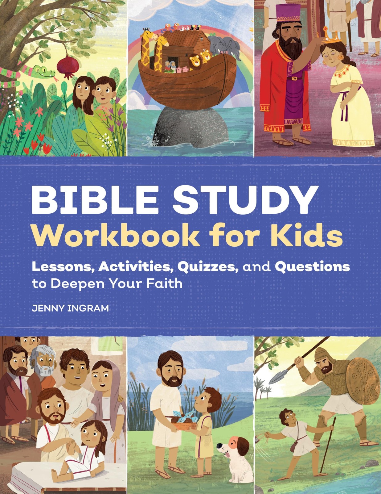 Bible Study Workbook for Kids: Lessons, Activities, Quizzes, and Questions…