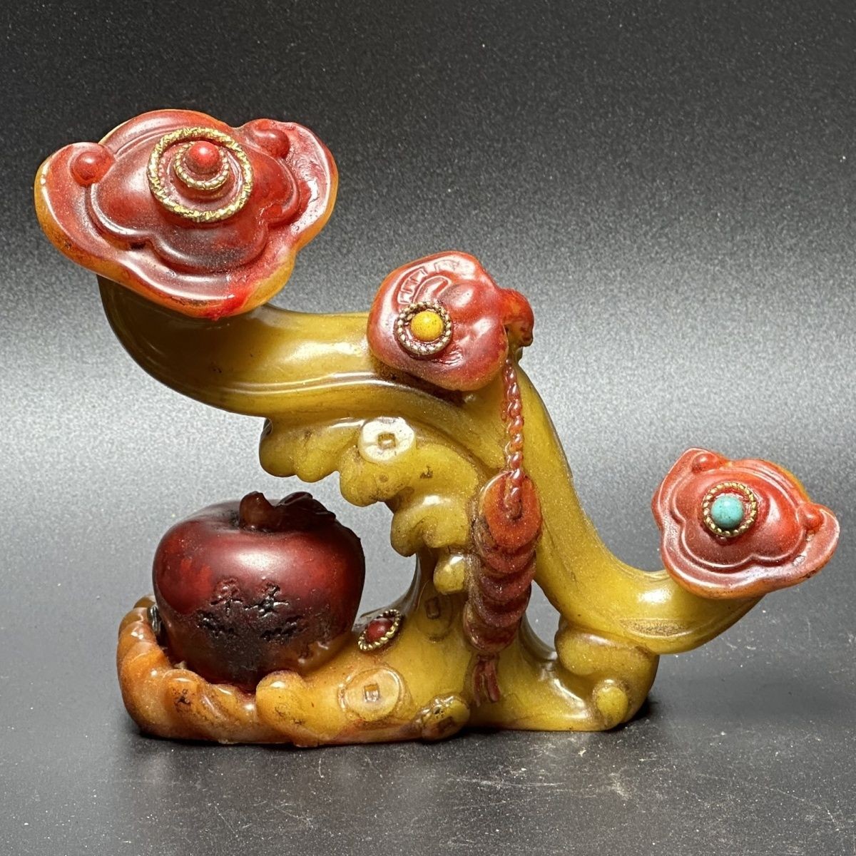 Jade Ruyi Ornament Home Living Room Decor Peace Wealth Housewarming Gift