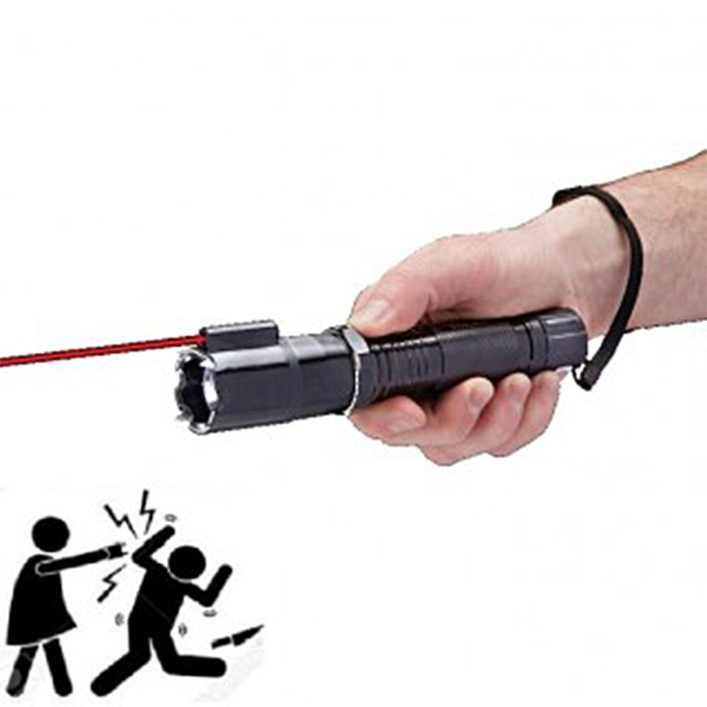 Stun Gun 700 BV Heavy Duty Metal Rechargeable LED Flashlight
