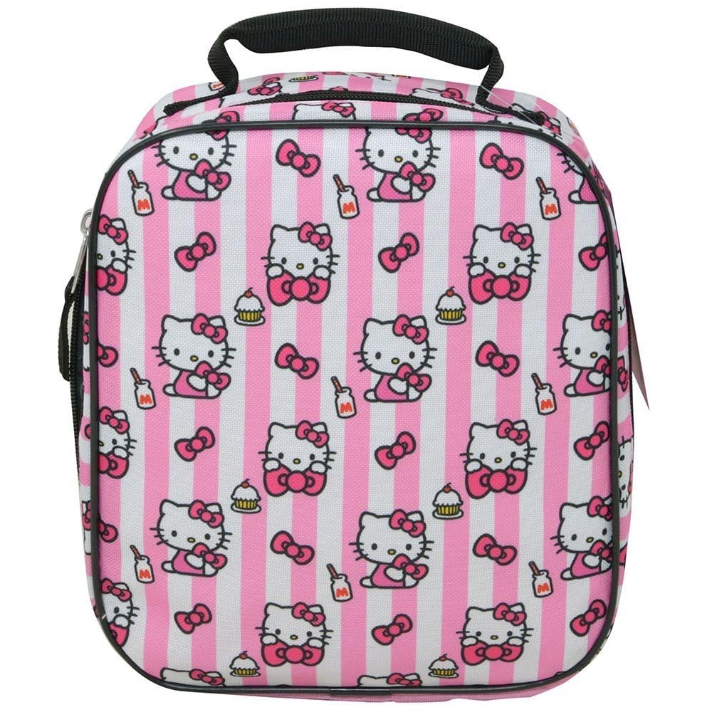 Hello Kitty All Over Print North South Rectangle Lunch Bag ACC NEW