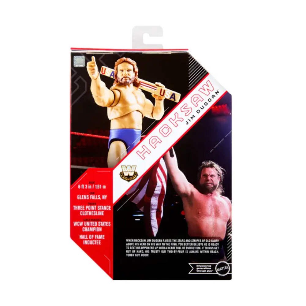 Wwe Mattel Ultimate Edition Legends Hacksaw Jim Duggan 2026 Exclusive