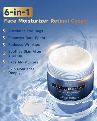 Felicemy 6-in-1 Face Cream for Men, Mens 1.7 Fl Oz (Pack of 1)