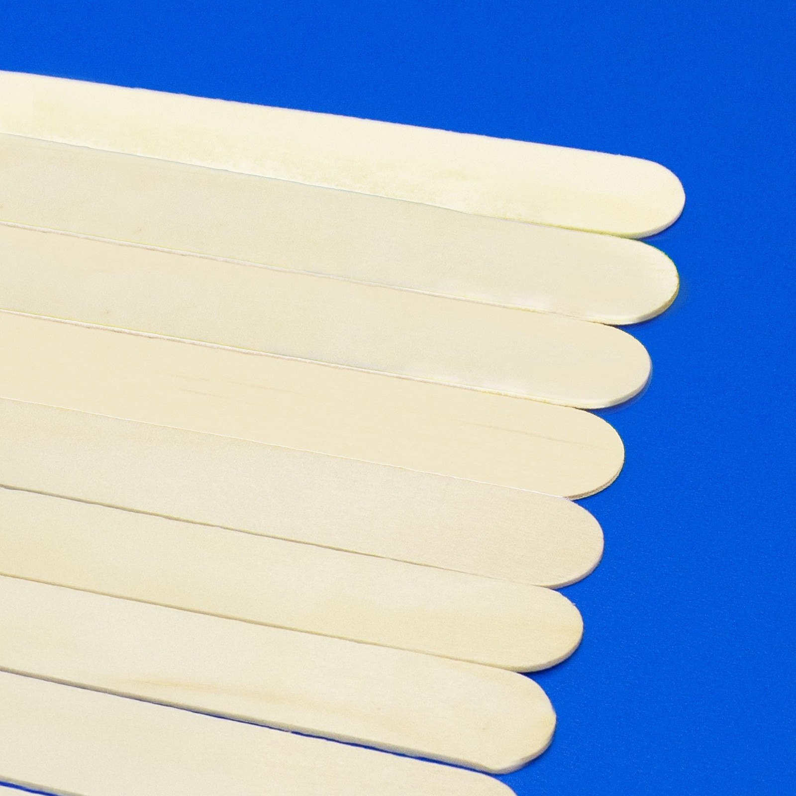 BAZIC Jumbo Craft Sticks Natral Wood, Large Size Ice 5 7/8″ x 3/4″, Natural