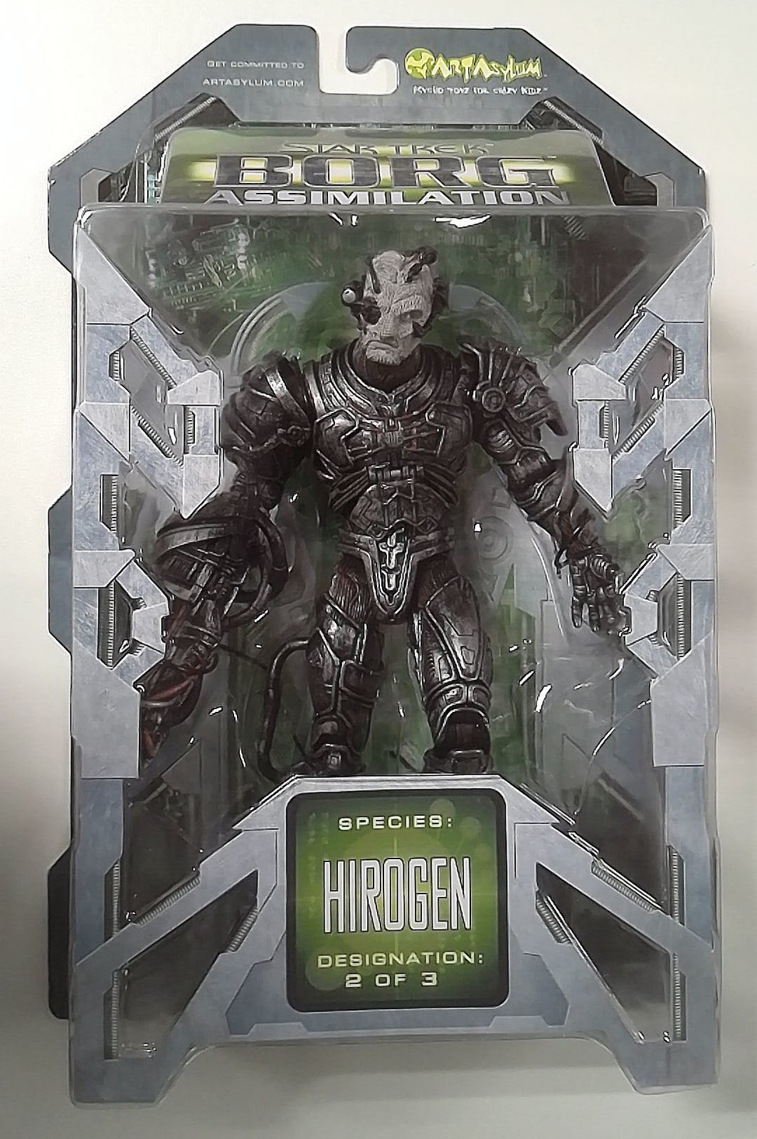 1x RJ1388: Star Trek: Borg Assimilation: Hirogen: Art Asylum: 85950: 2002 New L
