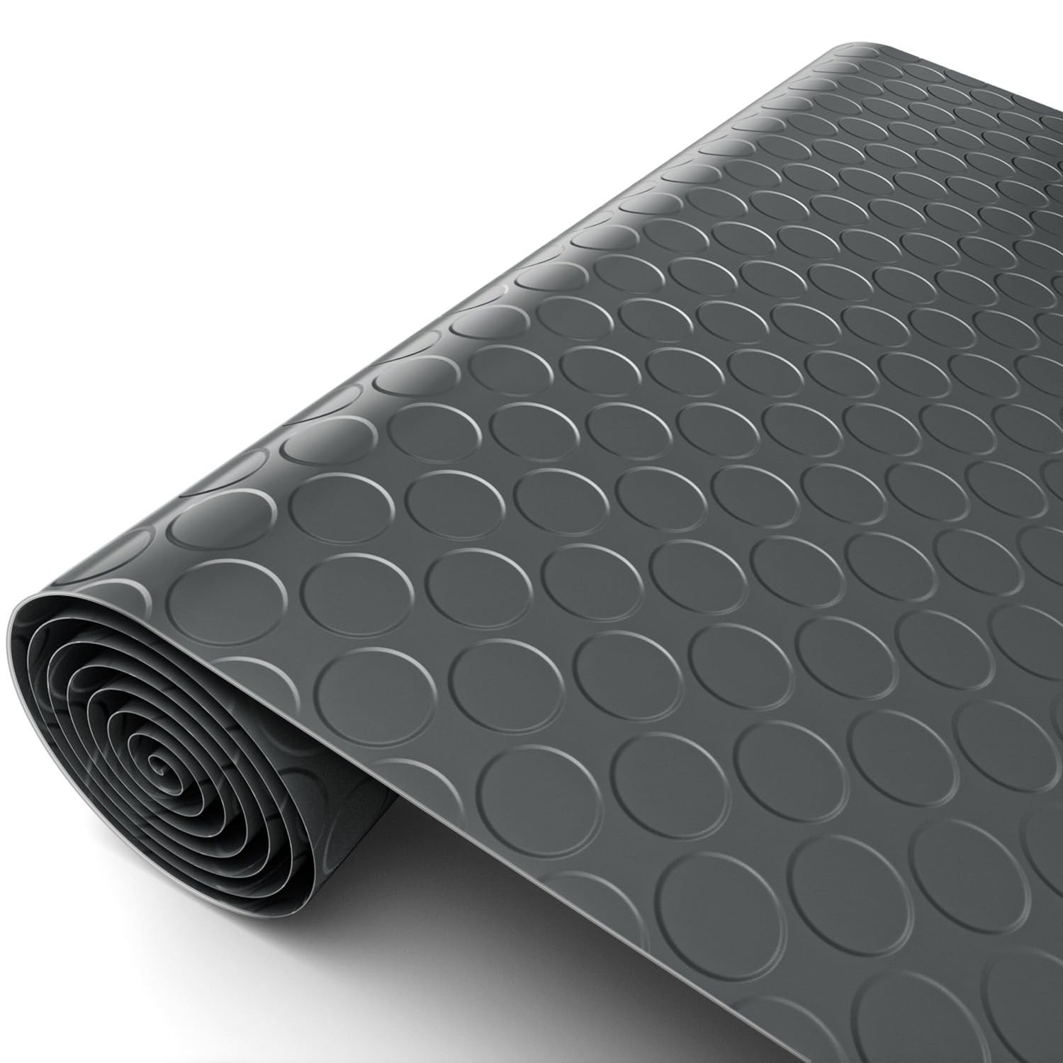Wilaly Garage Floor Mat, PVC Flooring Roll Thickened Garage Mats, Heavy Duty Par