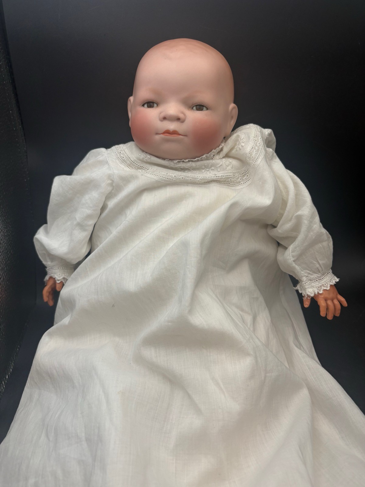 Vtg Grace Story Putnam Bisque Bye Lo Baby Doll Haunted Postitive Energy Germany