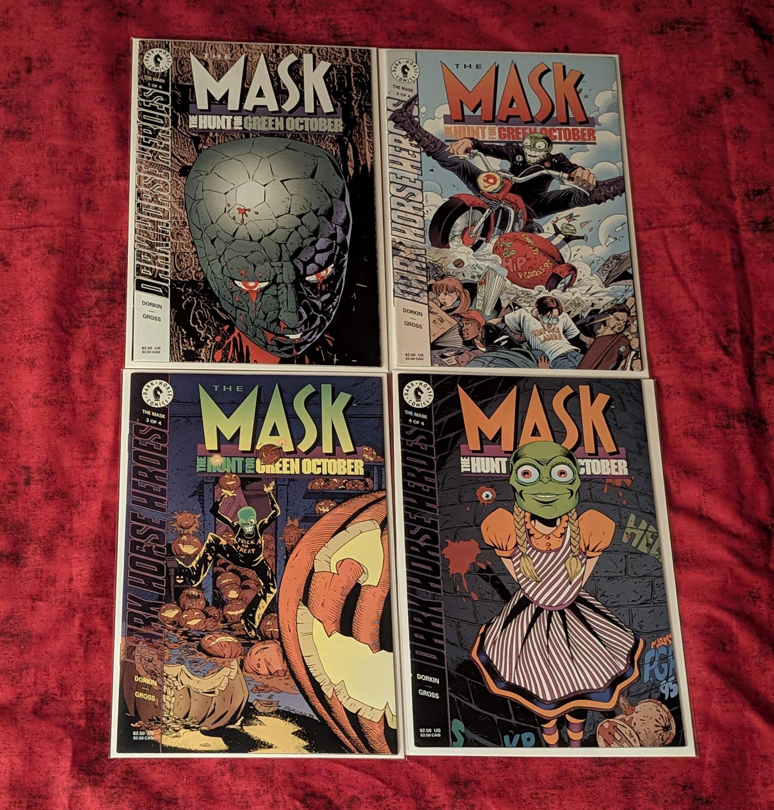The Mask: The Hunt for Green October #1-4 Complete Run Dark Horse Comics