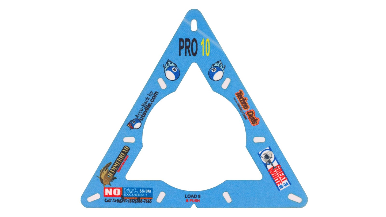 Outsville Accu-Rack Billiards PRO10 Pool Ball Rack Template for 10