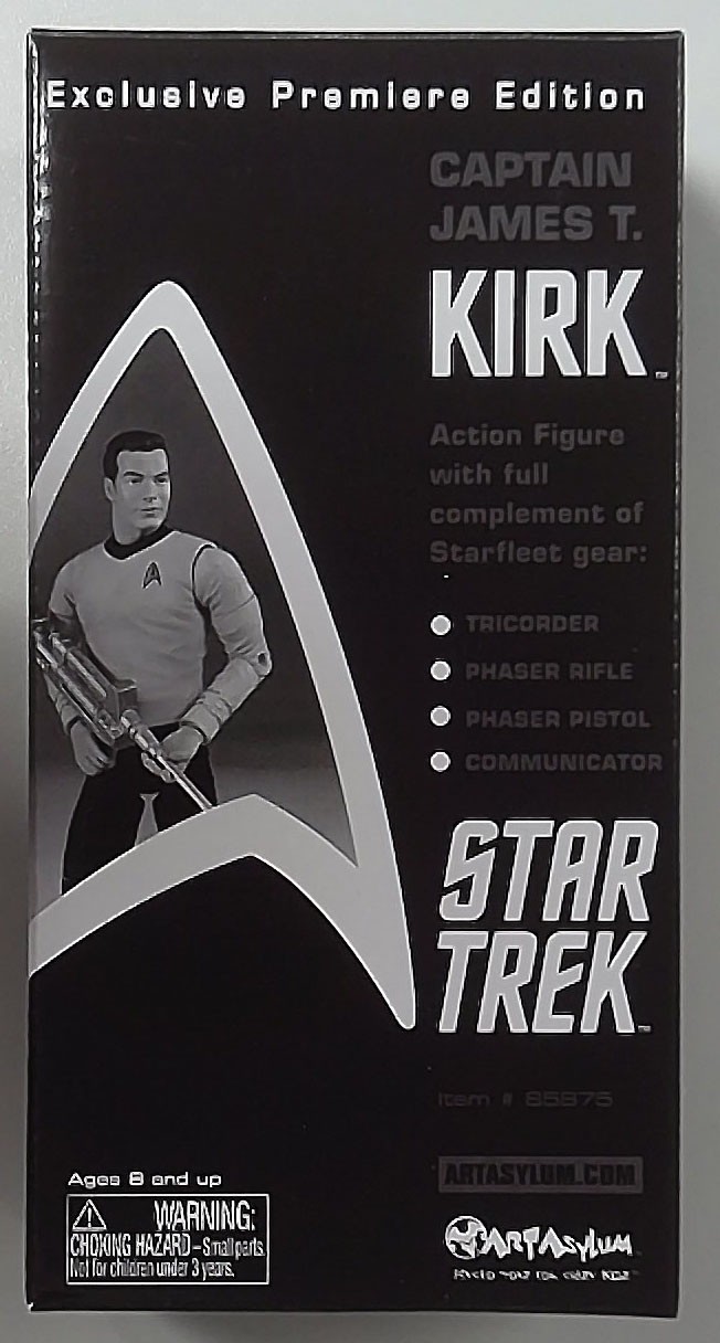 1x RJ6440: Star Trek: Captain James T. Kirk: SDCC Exclusive: Art Asylum: 85875: